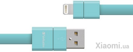 Кабель Xiaomi Verbatim iPhone Lightning MFI 20 см Blue (1101-02B)